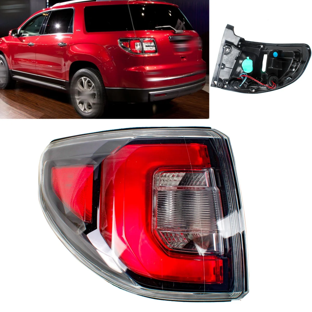 

For GMC ACADIA 2013 2014 2015 2016 Left Side Tail Rear Light Lamp With Bulbs 84051375 car assecories