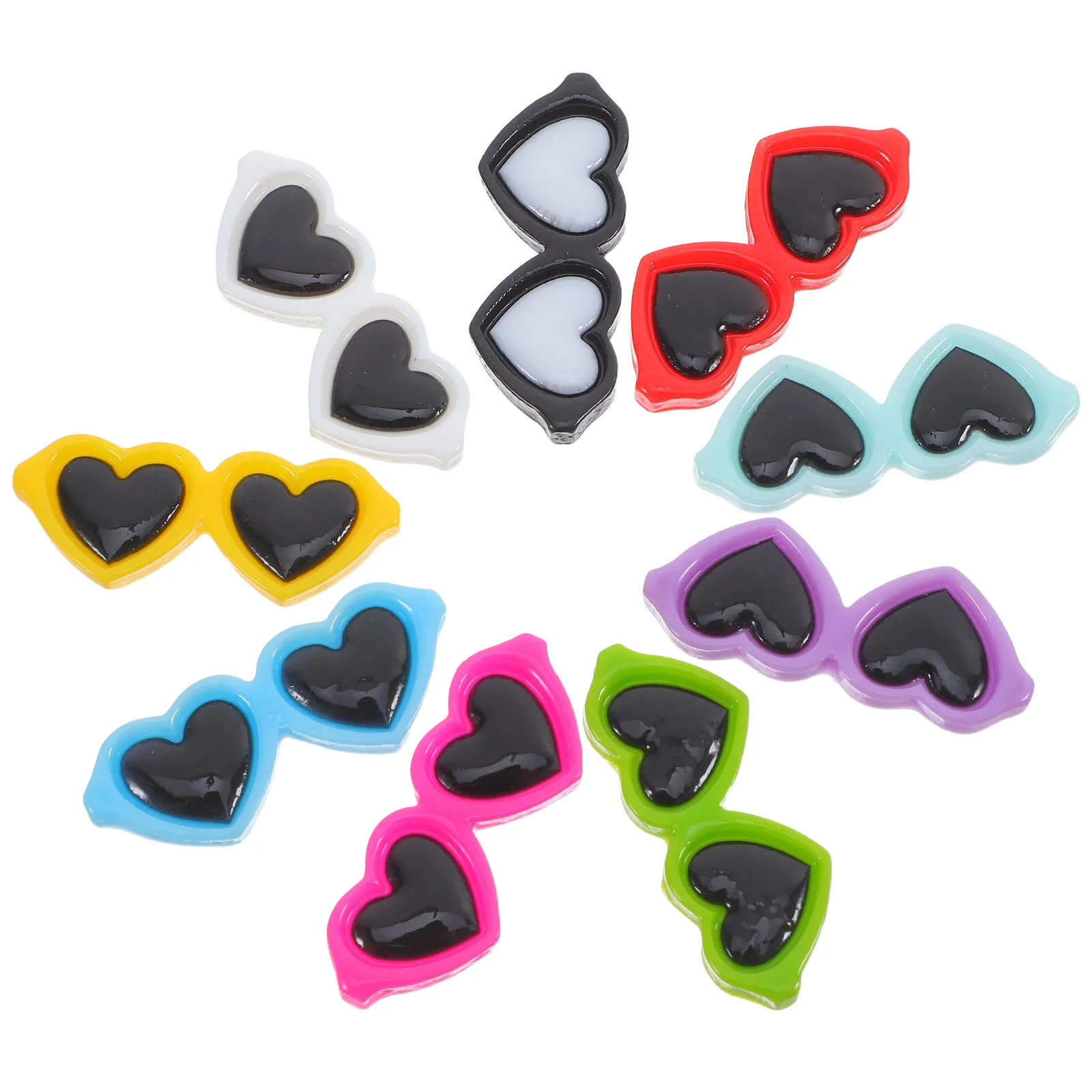 อุปกรณ์ตกแต่งเรซิ่นรูปหัวใจ 20 ชิ้น สำหรับตกแต่งเคสมือถือ งานฝีมือ ทำเครื่องประดับ วัสดุทำเคสมือถือ สำหรับวันเกิด วันคริสต์มาส