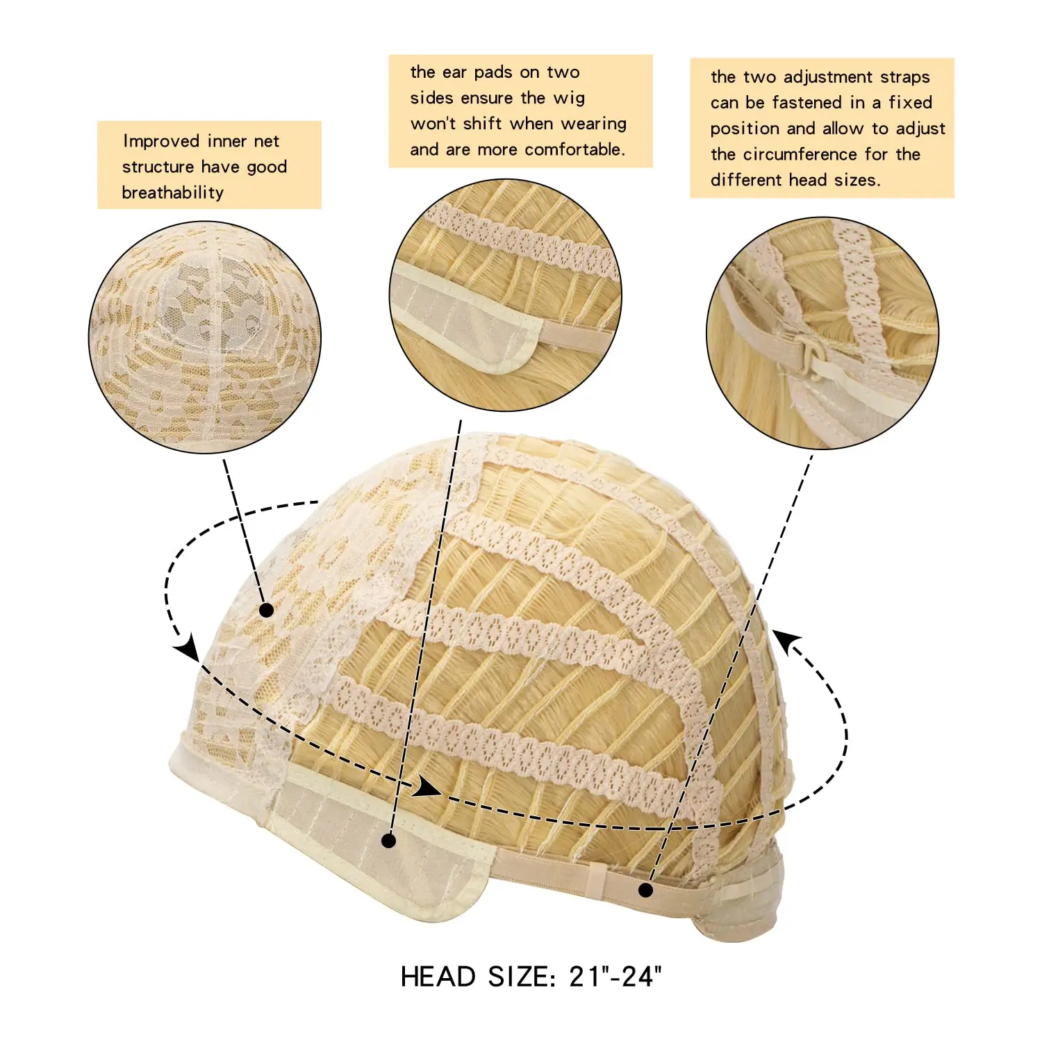 Perruque Bob synthétique Howl pour femmes et hommes, perruque de Cosplay de longueur moyenne pour fête d'halloween, perruque de Costume d'anime