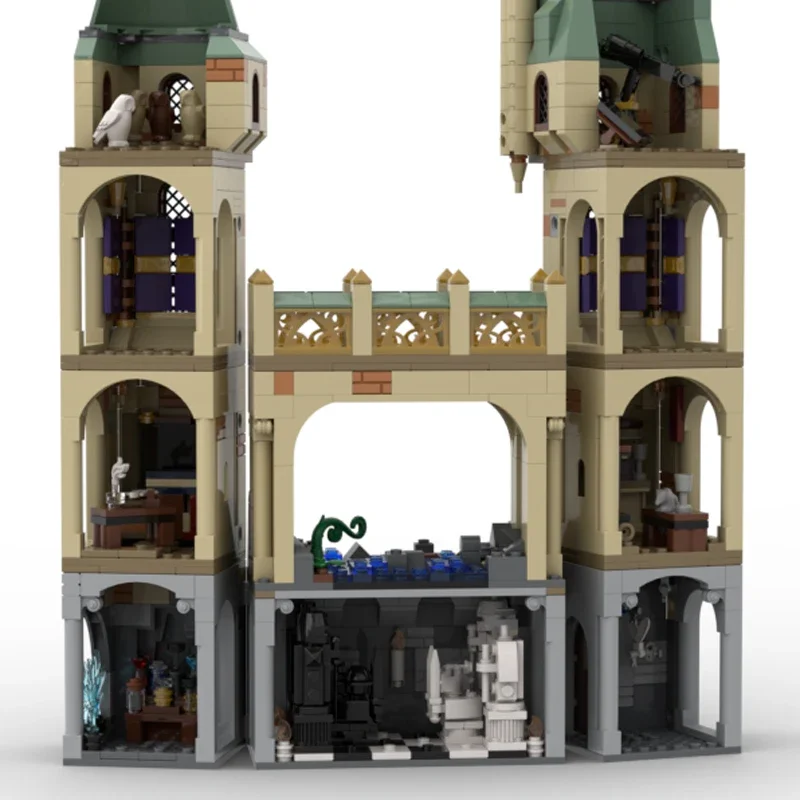 Moc Building Bricks famosi film modellano la tecnologia del ponte di pietra blocchi modulari regali giocattoli per bambini set fai da te assemblaggio