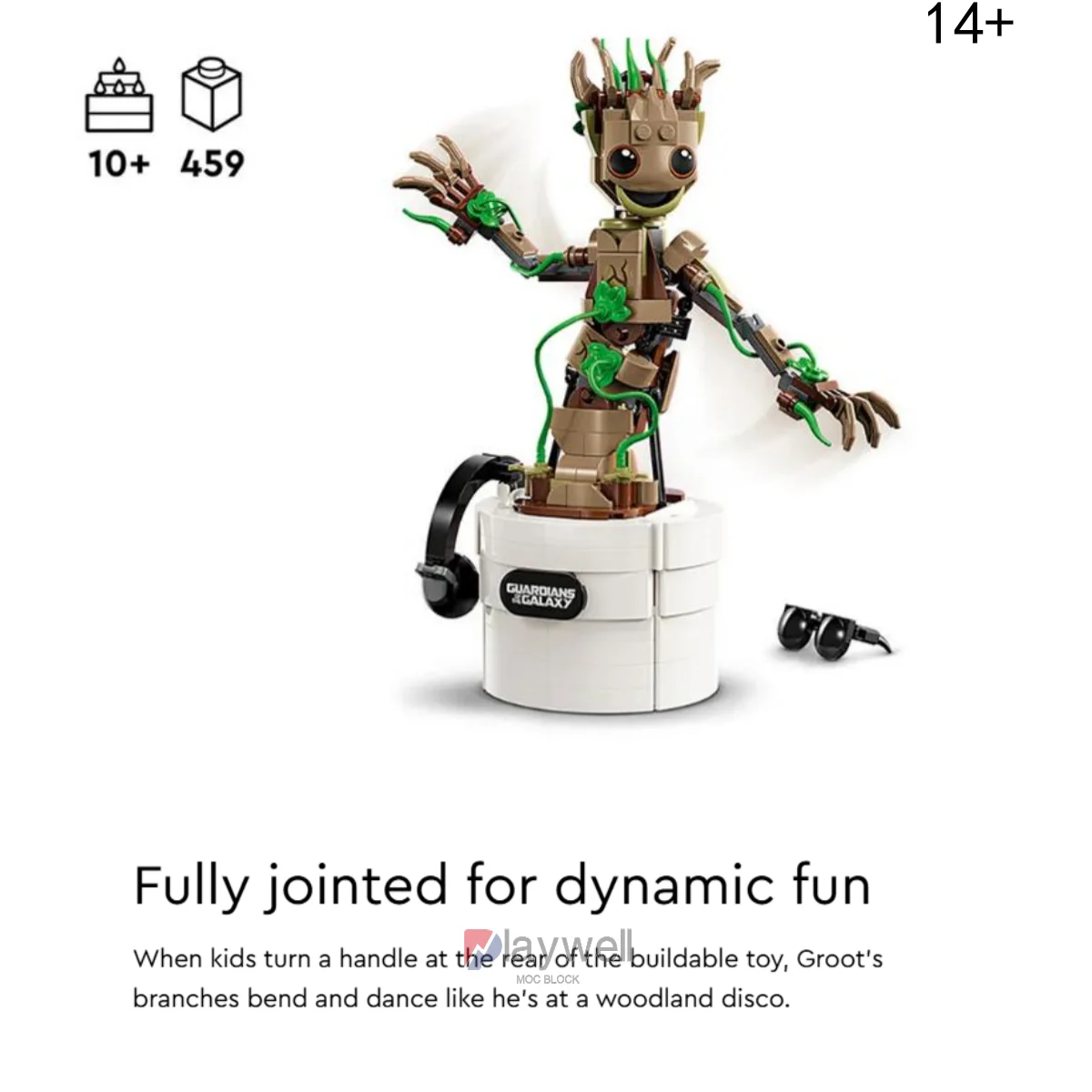 Nuevo modelo Dancing Groot Guardianes de la galaxia figuras de acción de juguete para niños regalos para niños cumpleaños 76297 figuritas para usted