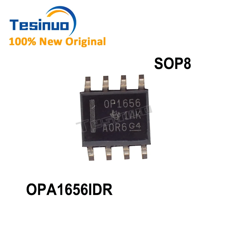 5/PCS New OPA1656IDR OPA1656 OP1656 SOP8 Ultra-low noise and distortion audio operational amplifier In Stock Fast Delivery