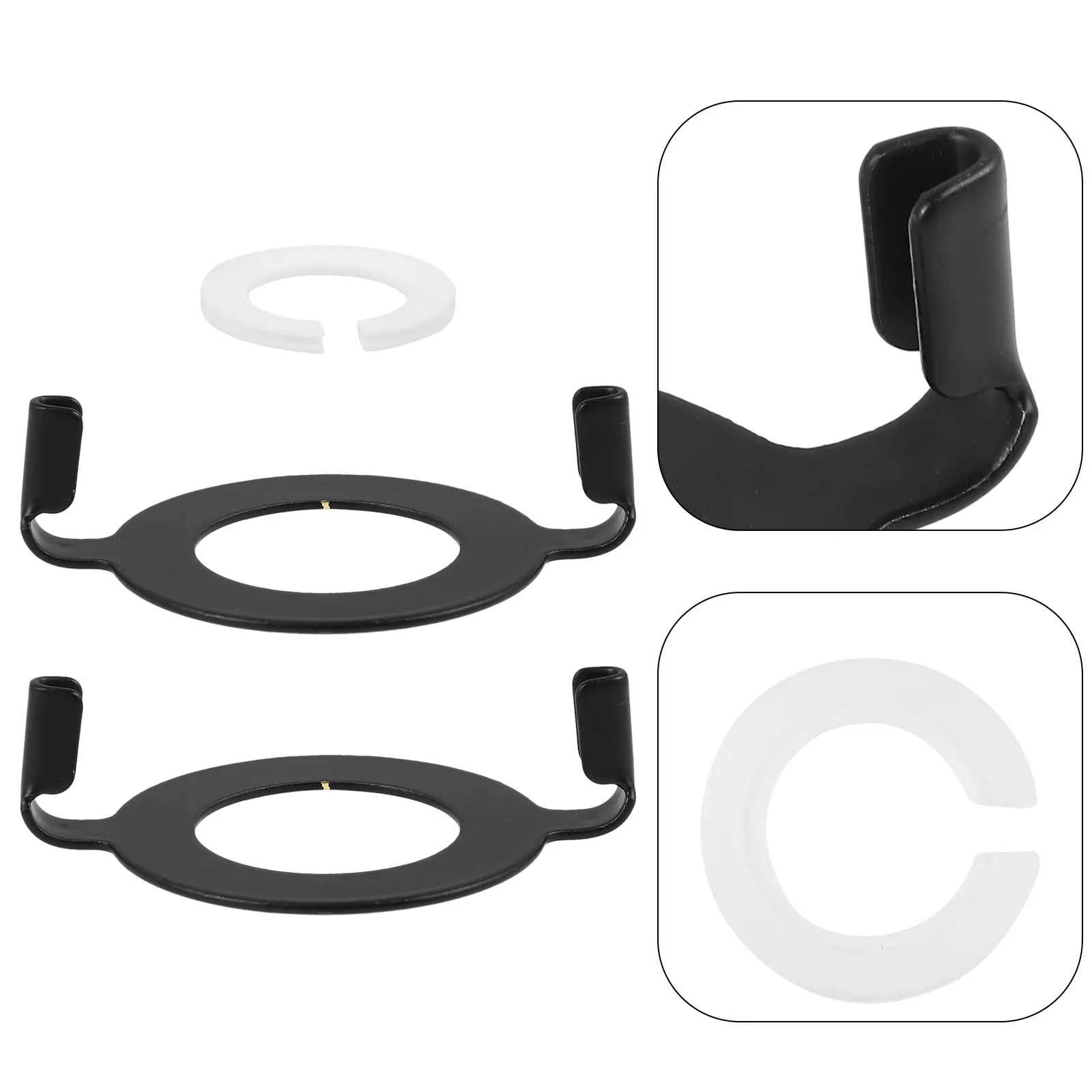 

2 комплекта металлических переходных колец для абажуров: компактный и легкий дизайн для домашнего и коммерческого освещения