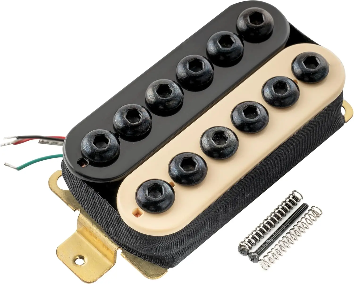 Guitar Pickups Invader Ceramic Humbucker Pickup Neck 8.4K Bridge Pickup 16.8K for Electric Guitar Zebra Heavy Metal  Korean-made