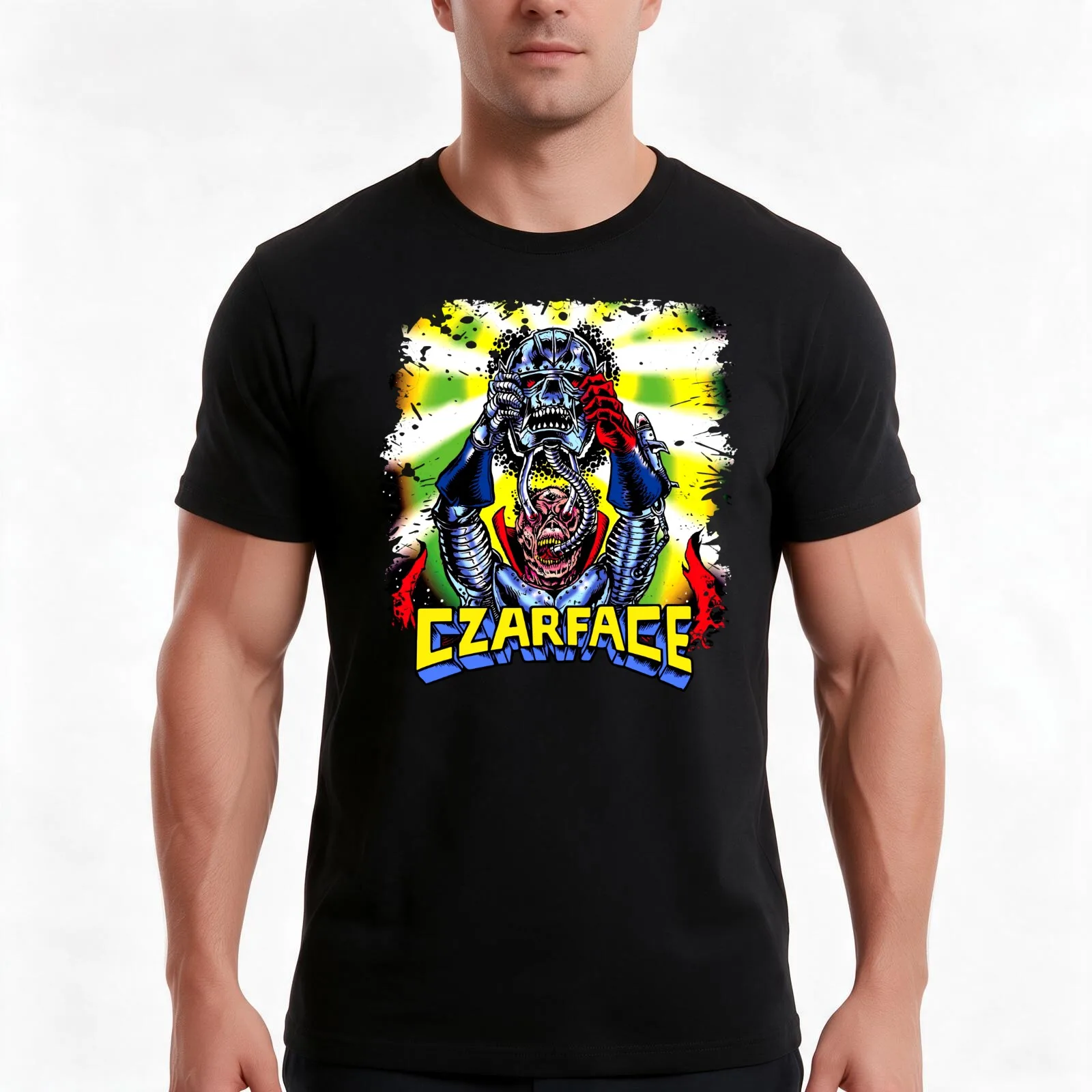 Czarface Merch T-Shirt Summer Casual Cotton Tee Oversized Streetwear Tops Vintage Graphic Print Loose Fit Short Sleeve