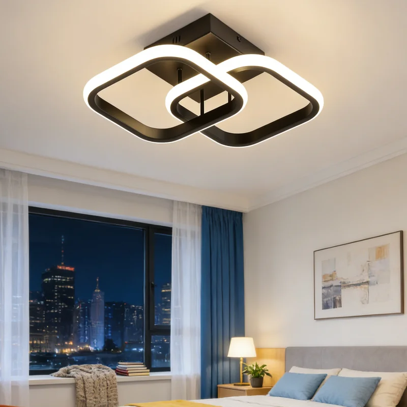 Modern LED Aisle Ceiling Light, 22W Ceiling Lamp Surface Mounted 3-Color Lighting for Bedroom Living Room Corridor Home Lighting