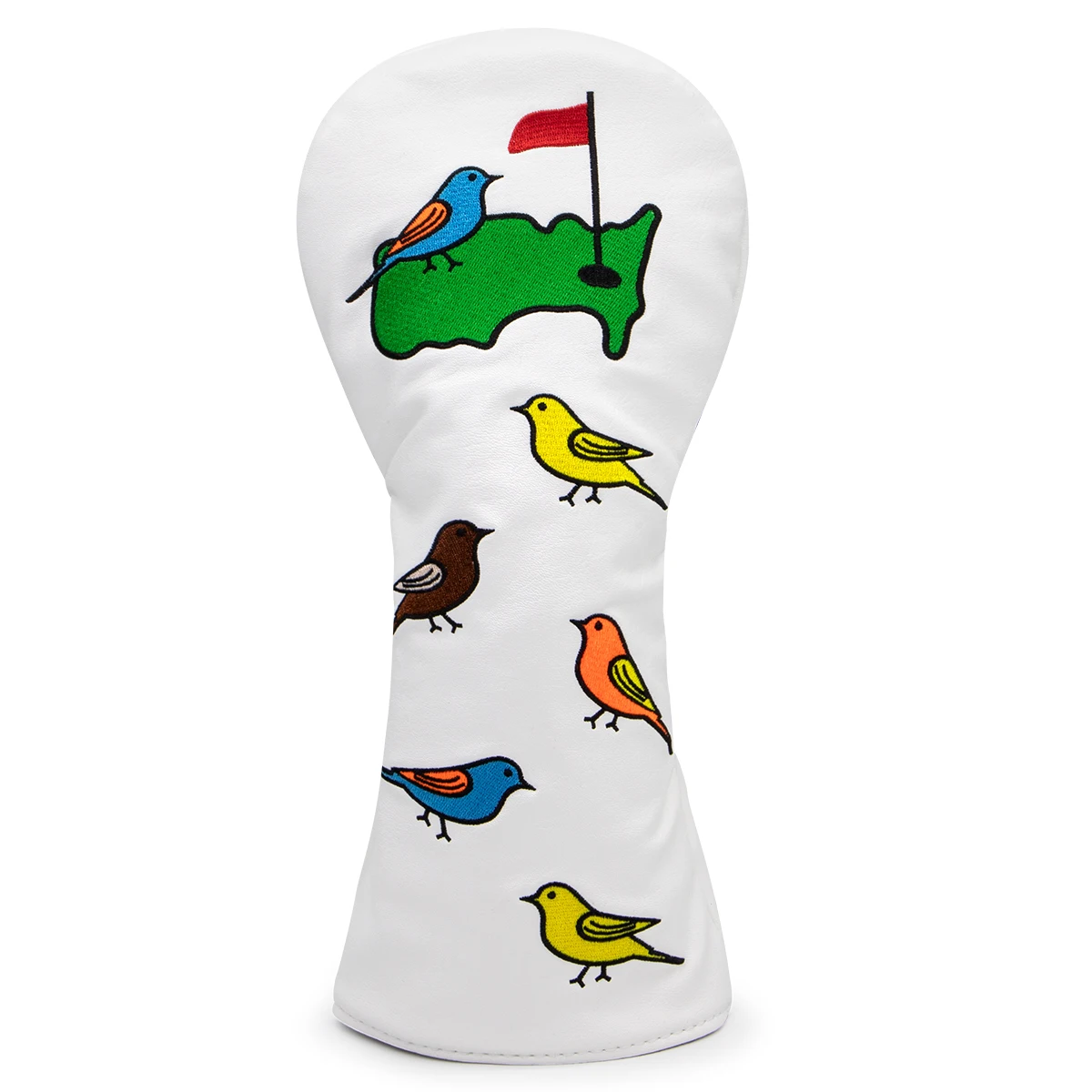 Golf Club Head Covers Golf Wood Head Cover for Driver Fairway Wood Covers Hybrid Headcoves with Birds Design