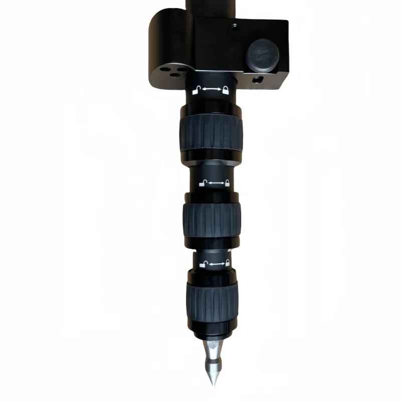 2024 UPGRADES MODEL NEW TYPE 150CM TELESCOPIC PORTABLE GNSS GPS SURVEYING CENTERING POLE WITH CLAMP WITH COMPASS LEVEL BUBBLE