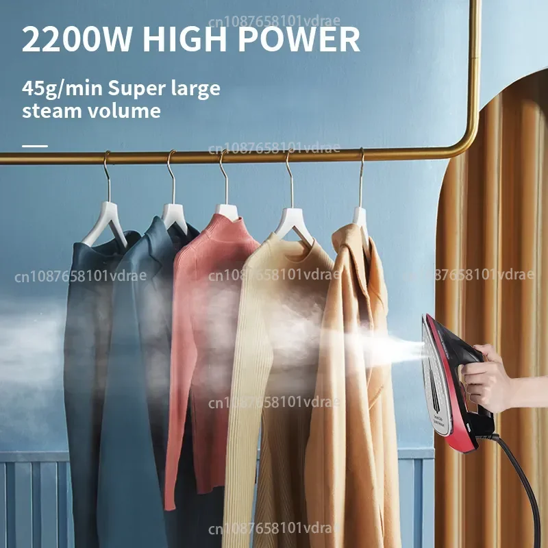 Wireless Steam Iron Special Ironing Machine Ceramic Baseplate 2200W High Power Electric Iron