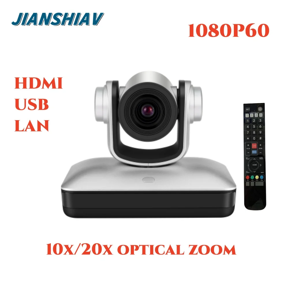 

FHD 1080p USB HDMI LAN POE PTZ Video Camera 10x/20x Zoom Conference Camera Support POE for Meeting Church Live Streaming