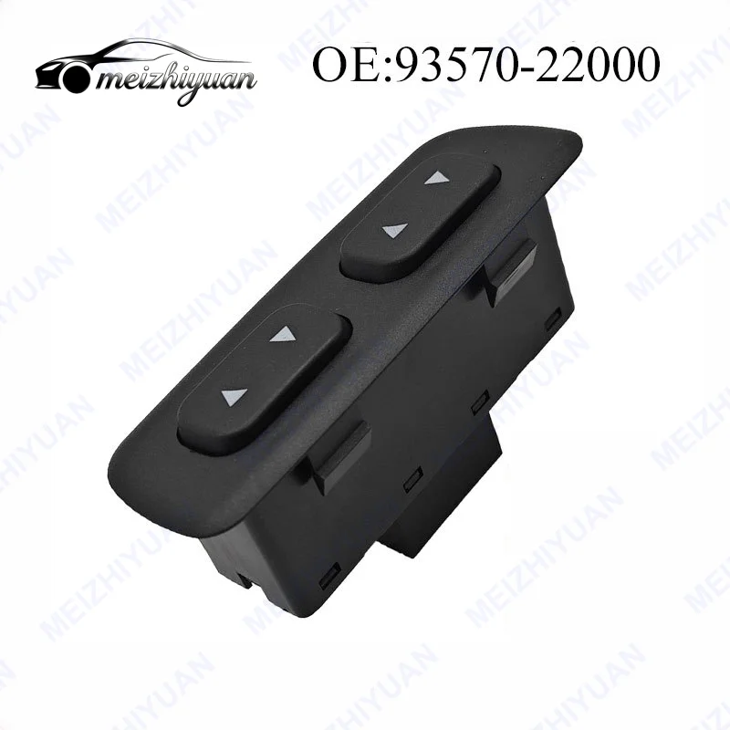 Power Window Lifter Control Switch for Hyundai Accent I X3 1.3 1.5 1994-2000, OEM 93570-22000 Electric Glass Button Replacement