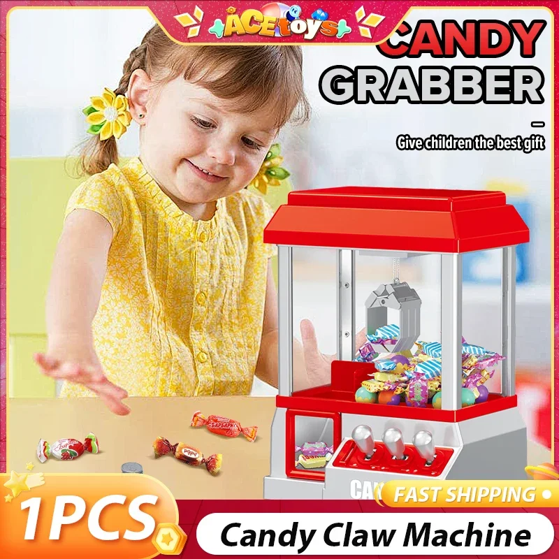 

Candy Grabber Claw Machine For Children With Music Hand-Eye Coordination Flexible Parents-Child Interaction Capture Doll Toys