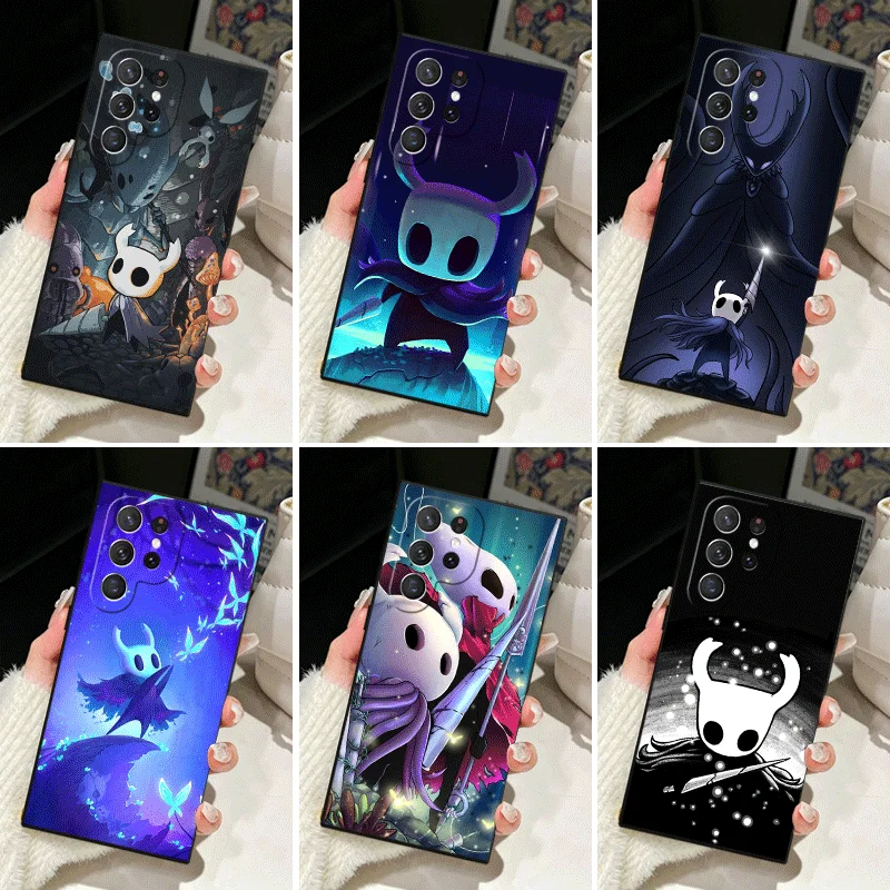 Soft Silicone Phone Case for Samsung Galaxy S25 S26 Ultra H-Hollow K-Knight Game Shell S24 FE S23 S22 Plus S21 S20 + Edge Cover
