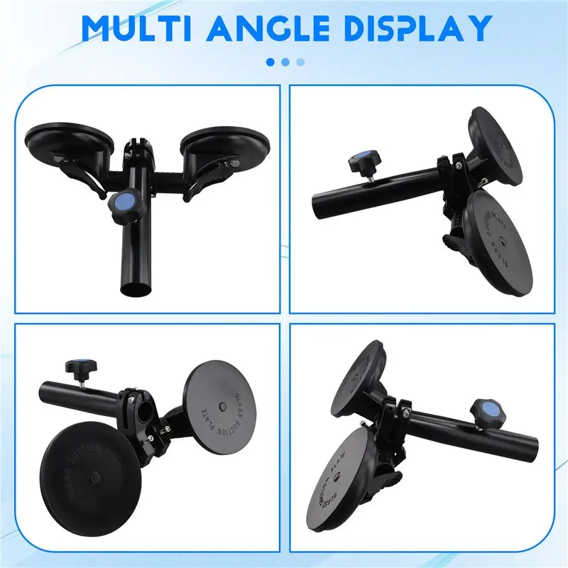 Highly Recommended Flagpole Bracket Kit With Suction Cup, Suction Cup Flag Stand For Off-Road Suv, Truck, Rv, Yacht, Motorcycle