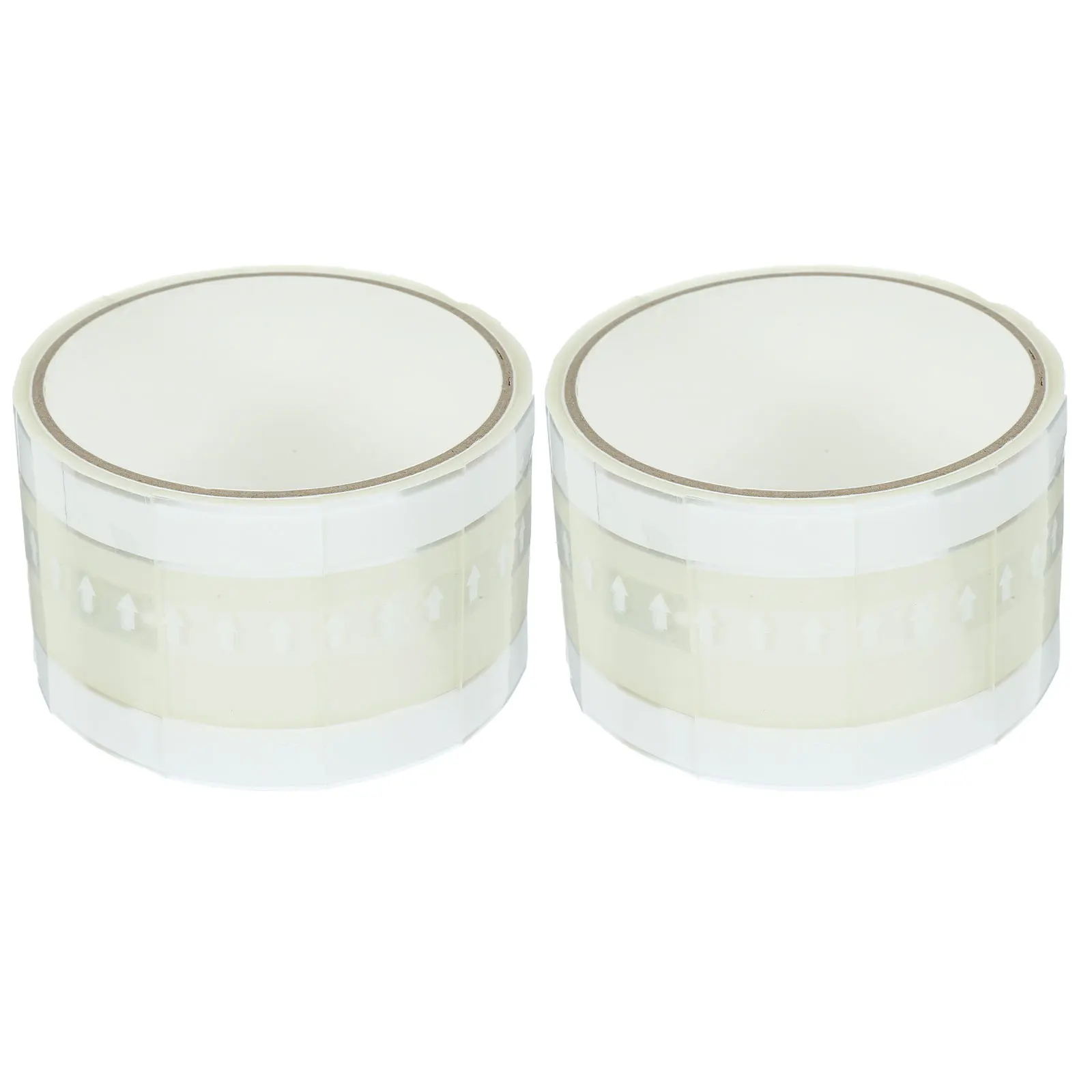 

2 Rolls 26mm Leak-proof Sealing Stickers Transparent OPP Adhesive Labels for Beverage Cups Coffee Tea Milk Drinks tamper evident