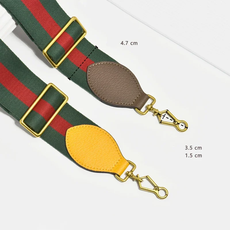 Nylon Weave Bag Strap Women Colored Straps for GUCCI Messenger Shoulder Bag Accessories Adjustable Belts Handbag Straps