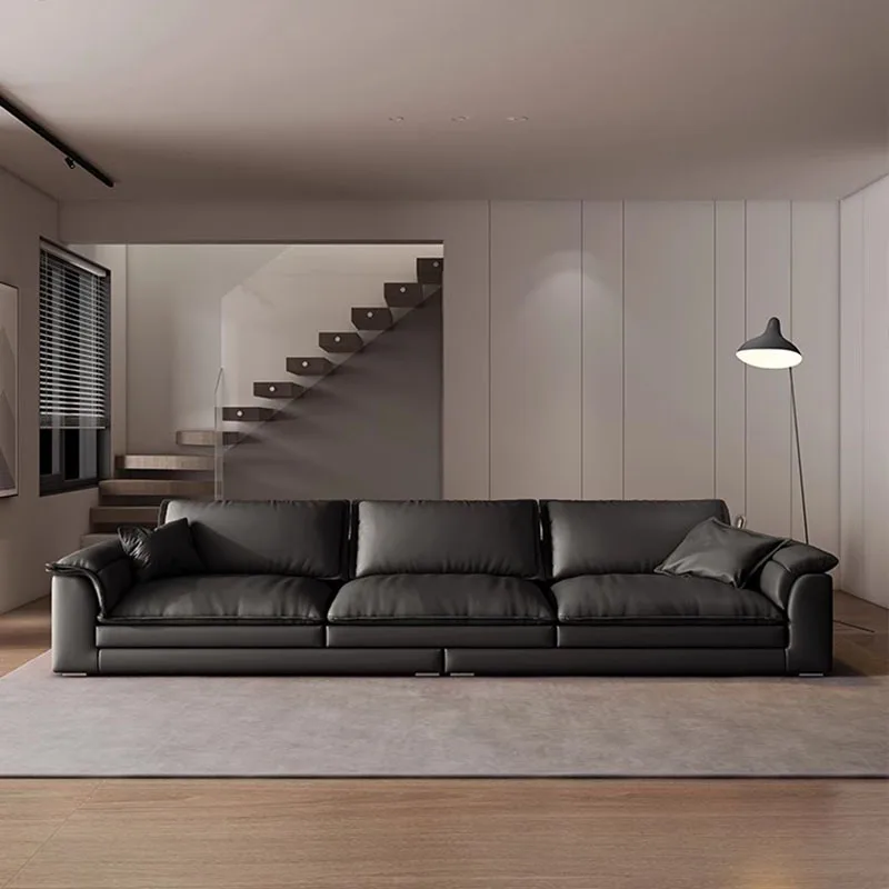 

Кожаный диван для гостиной, домашний салонный односпальный современный диван для гостиной, набор мебели, секционная мебель