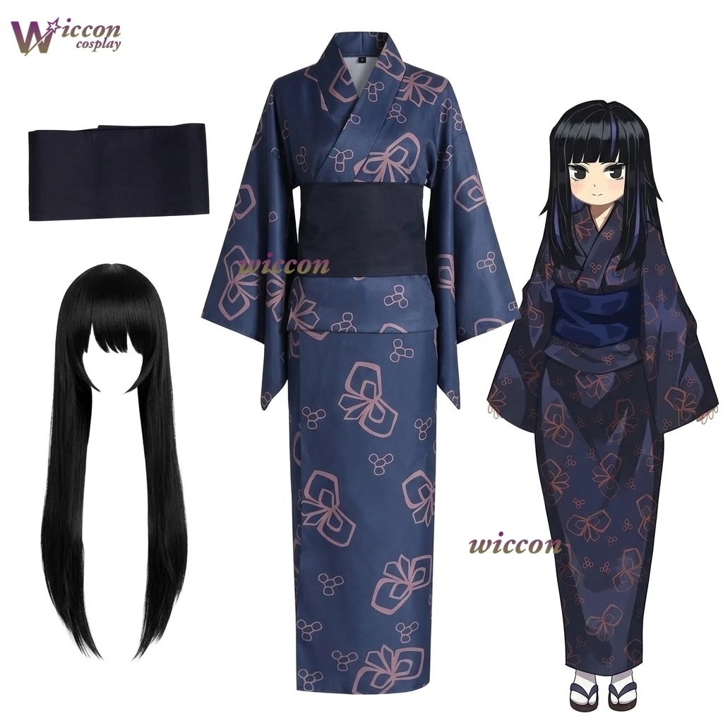 Loja Online Richard Araya Limbus Company Cosplay Anime Black Cloud Gang Kimono Japonês Vestido Kimono Preto Halloween Anime COS