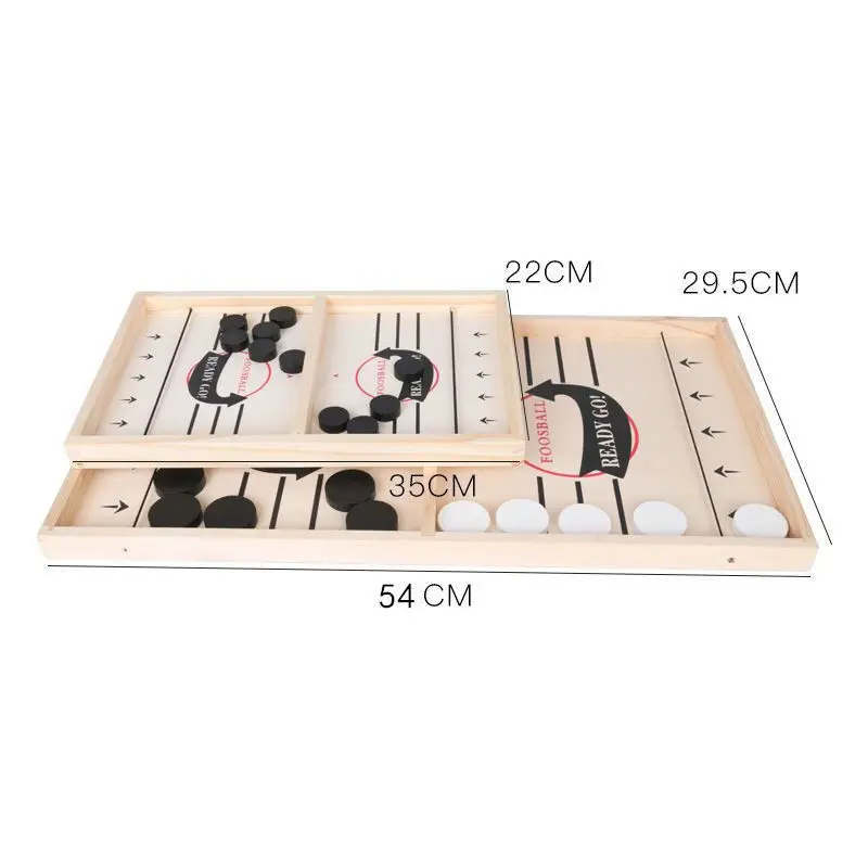 Table Hockey Game Family Table Board Games Catapult Chess Parent-child Interactive Toy Fast Sling Puck Game Ice Hockey Games