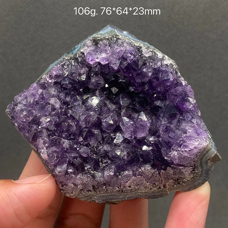 

100% natural Uruguay purple crystal stone mineral healing crystal specimen gemstone collection，beads