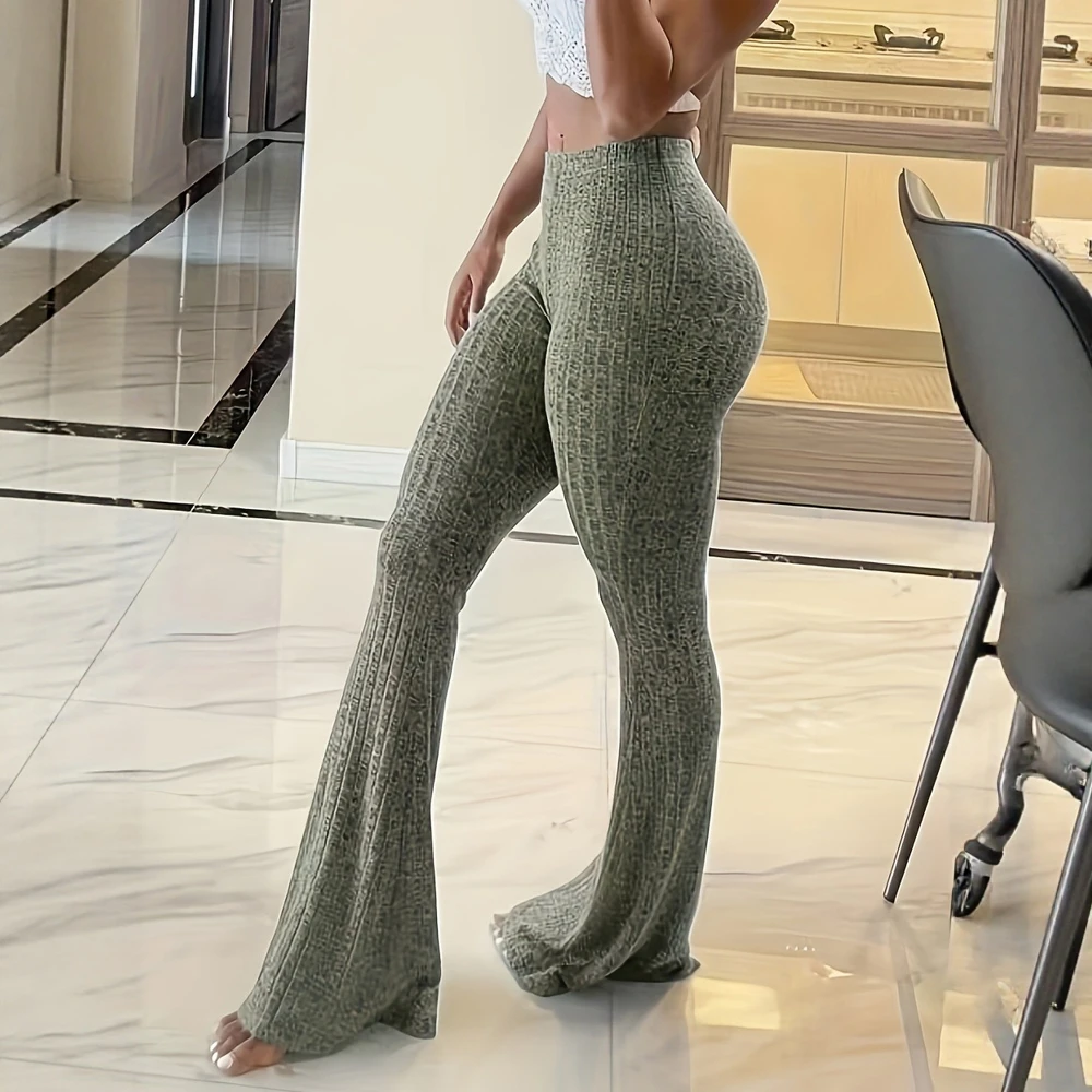 Leggings dritti casual a tutta lunghezza Pantaloni a vita media Comodo design di base Abbigliamento inferiore da donna Leggings alla moda