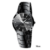 FNGEEN 5808 Fashion Couple Watch Waterproof Niche Stainless Steel Strap Luxury Men and Women Couple Quartz Watch