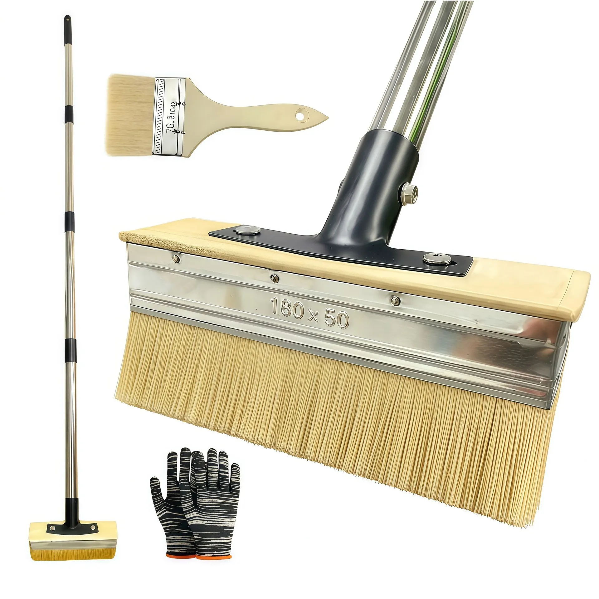 For Deck Paint  Brush Extended Handle  Outdoor Wood Floor Fence Special Paint Painting Brush