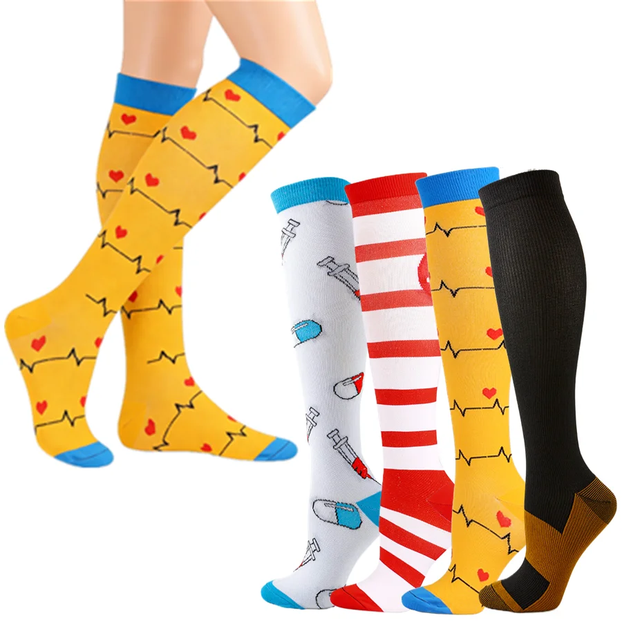 

Compression Yoga Socks for Men Women Non Slip Socks for Exercise Training