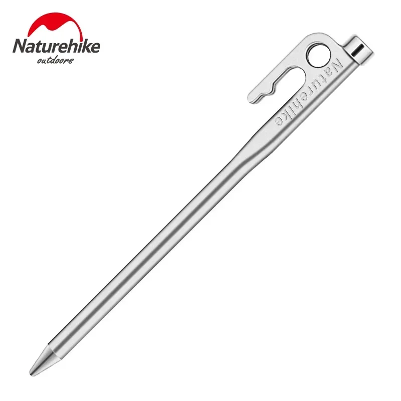 

Naturehike Tent Pegs Camping Stakes High Strength Stainless Steel Floor Nail Canopy Nail Tent Accessories for Hard Ground