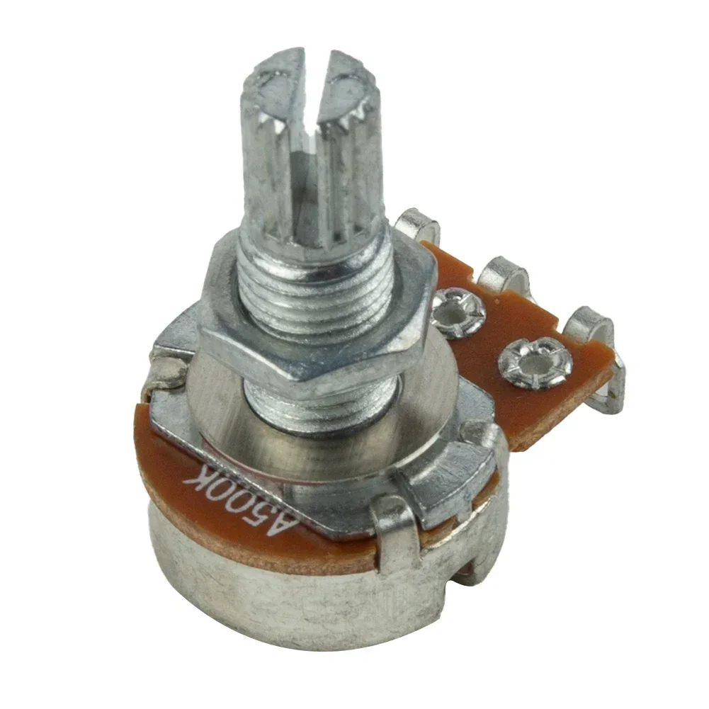 Hochwertige Gitarren potentiometer Gitarren teile/Kits 250k oder 500k Ohm 18mm Töpfe Wellen aufnahme 10g b250k Gitarren lautstärke