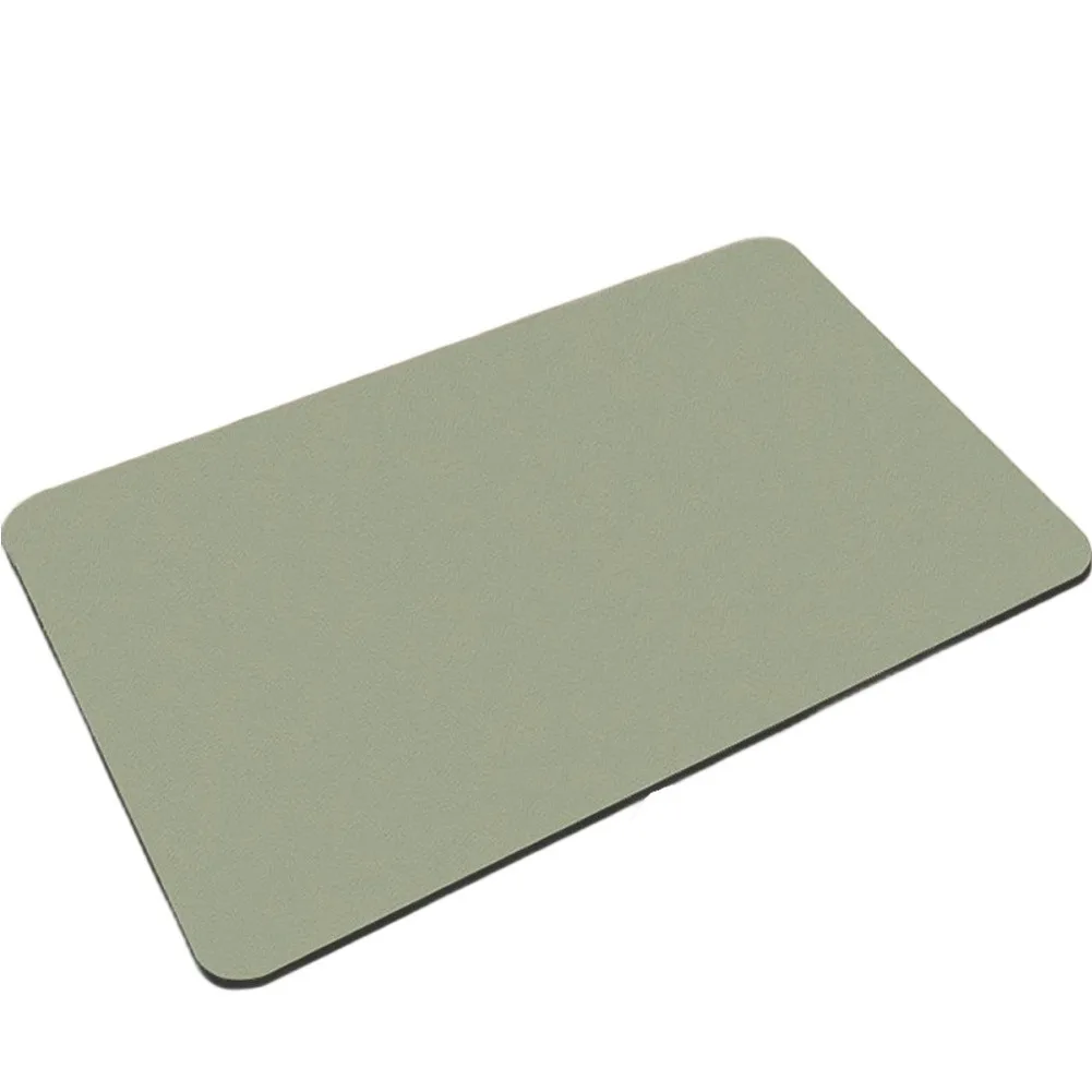 Practical Water Absorbent Bathroom Rug Anti-Slip Backing Bath Mat Quick Drying Floor Pad For Shower Tub Entrance Home Decoration