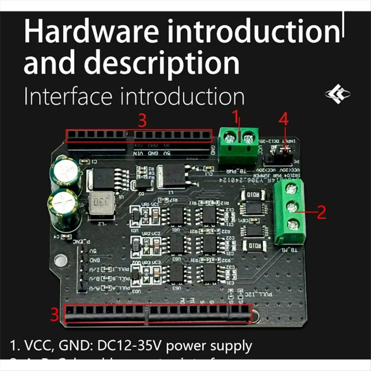 Top Sale For FOC Brushless Motor Driver Board Compatible with Simple FOC Shield V2.0.4