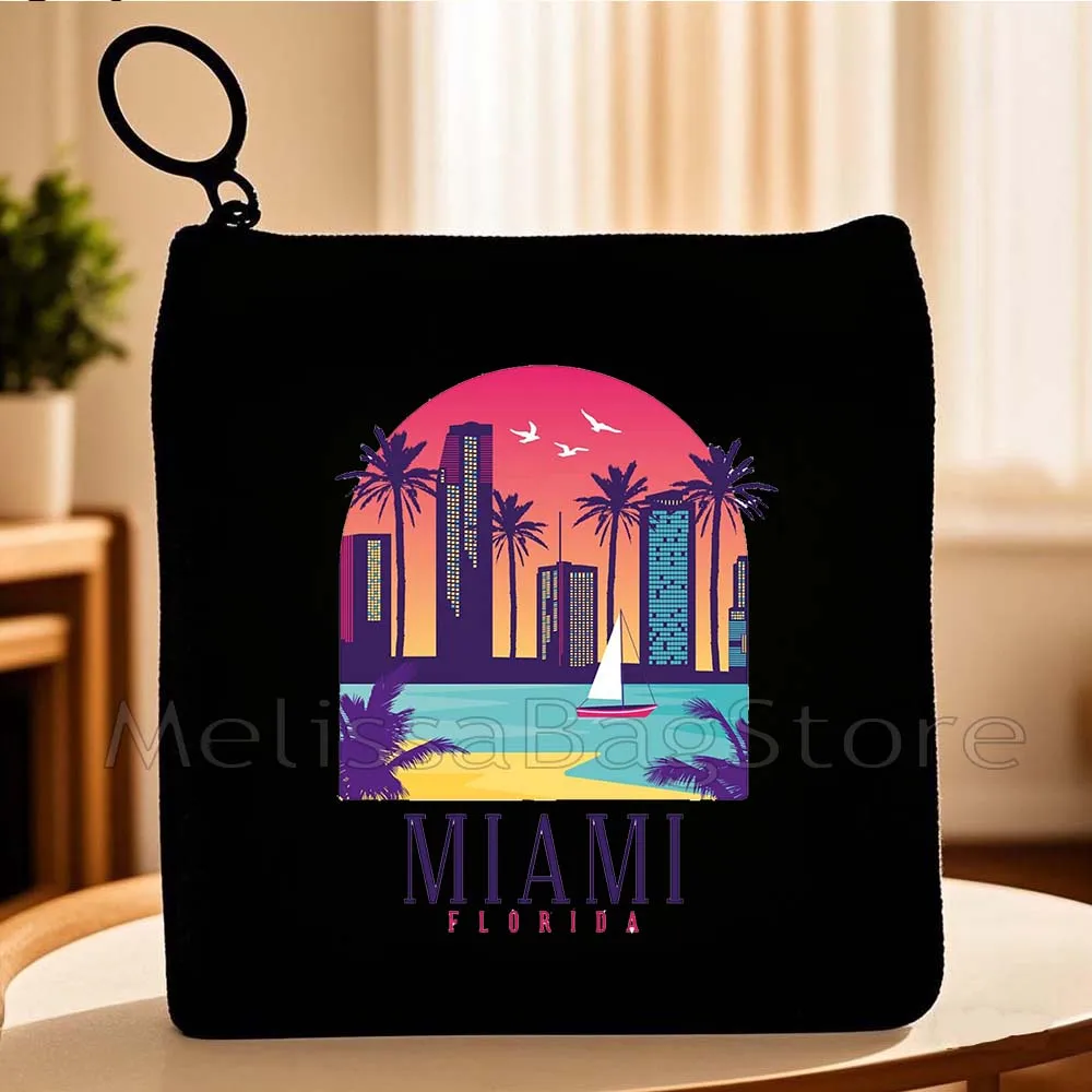 Brasilia Frankfurt Hamburg Havana London Mexico Miami New York Paris Rome Split Tokyo Venice Cute Key Coin Purse Cute Bag Wallet