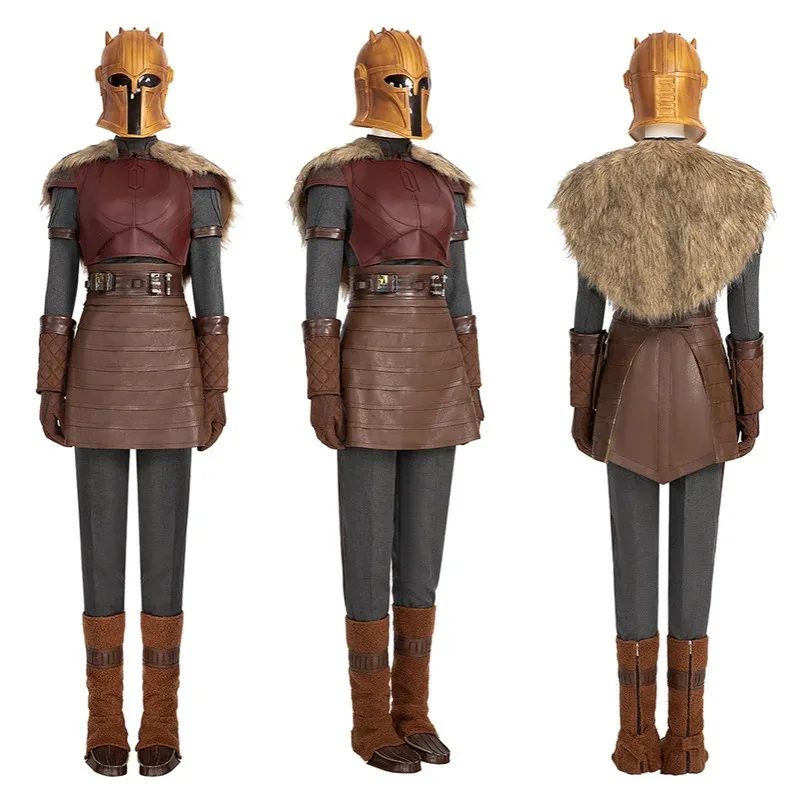 

Woman The Armorer Cosplay Costume Leather Armor Outfit Full Set and Individual Items Are Sold Halloween Battle Suit Custom Size