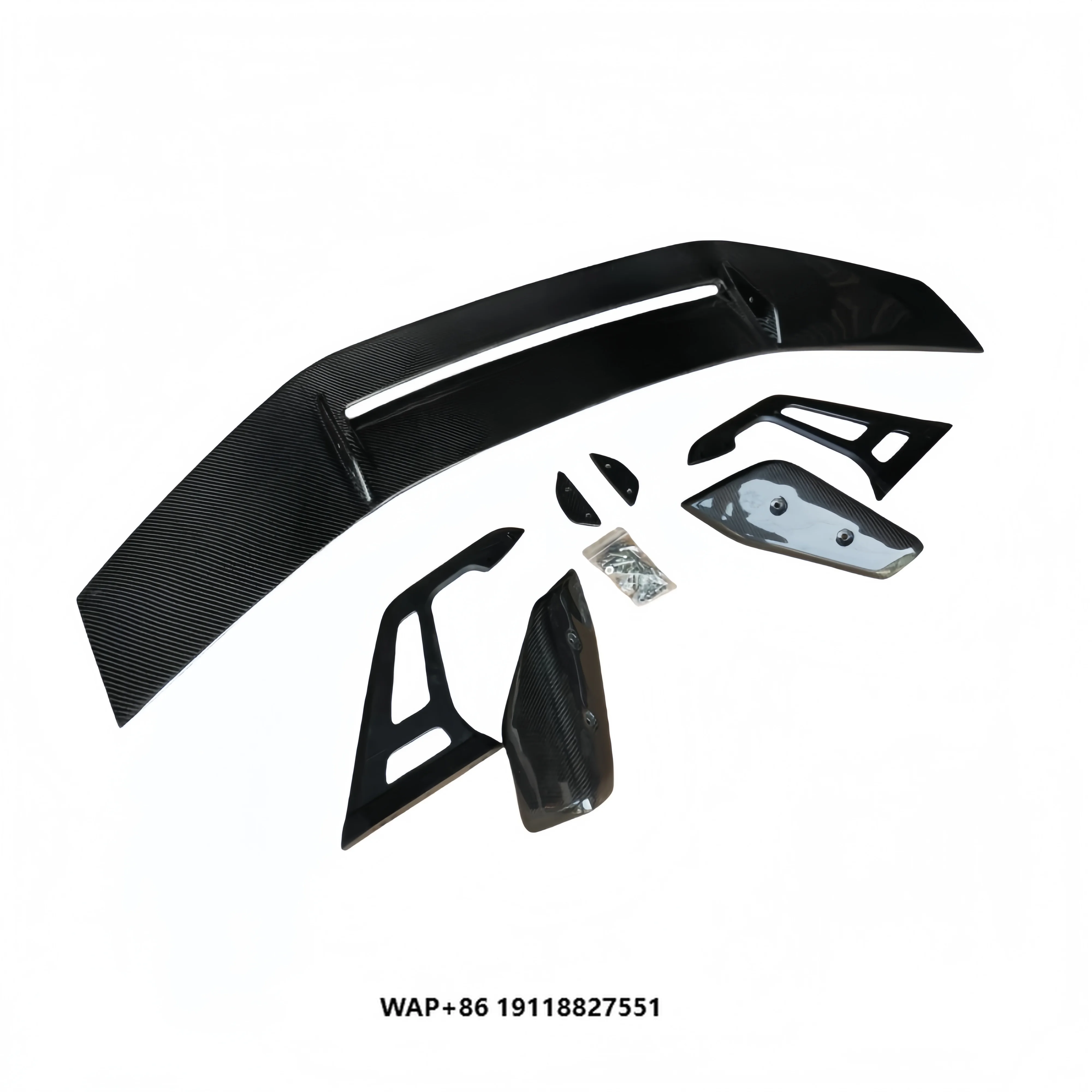 

A-style Dry Carbon Fiber Rear Spoiler wings Suitable for 21-25 M2 M3 M4 Body Component Upgrades