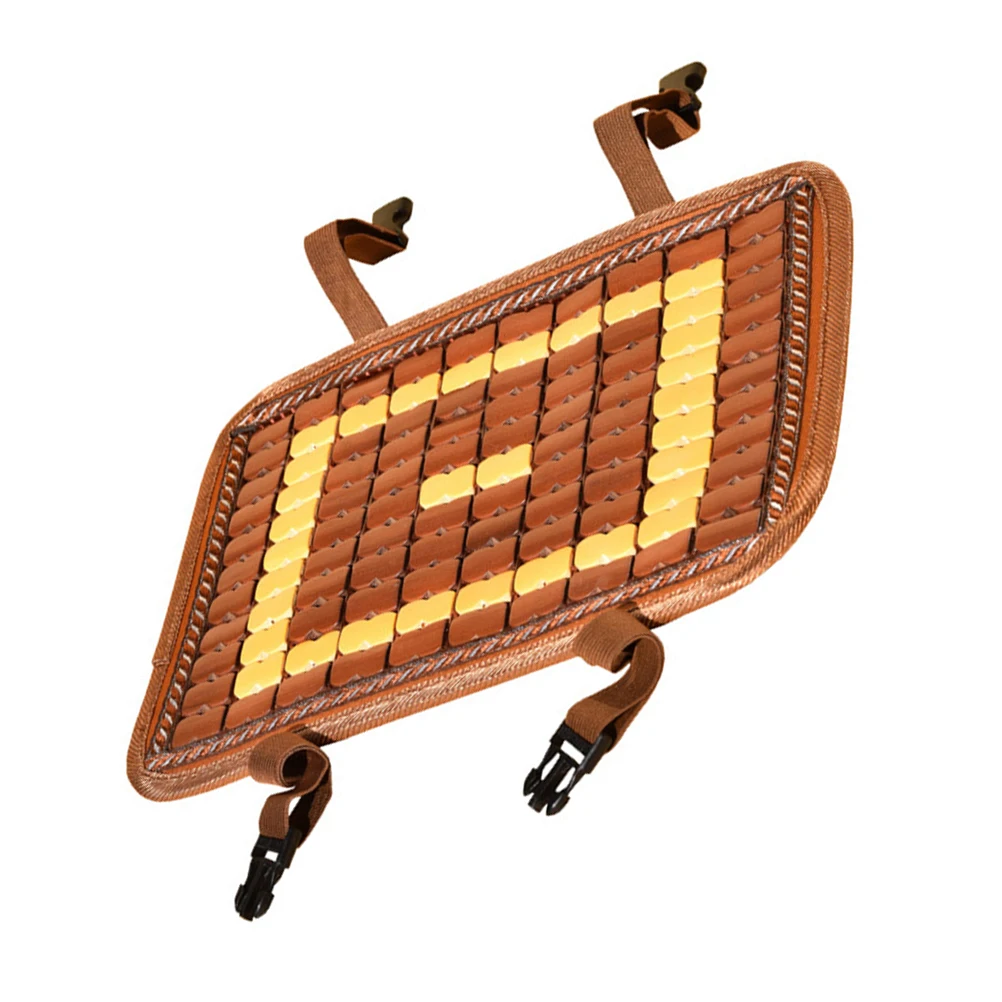 

Mat Cushion Cool Cooling Pad Seat Water Proof Bamboo Wooden Breathable Chair Office