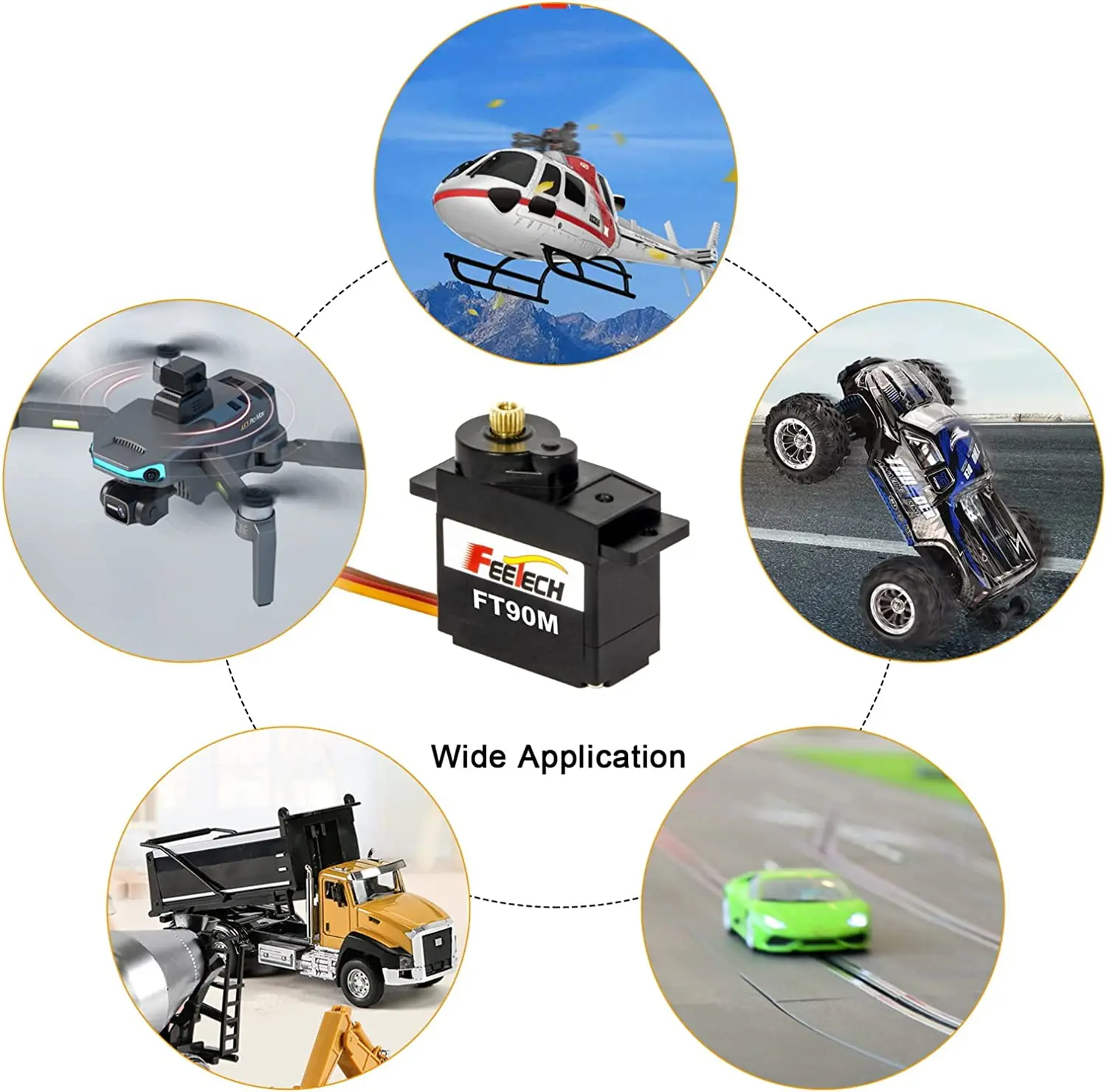 High Reliability 2.3kg.Cm Large Torque Servo Aircraft Rudder Servo Building Quadruped Robots Hexapod Walkers Robotic Arms