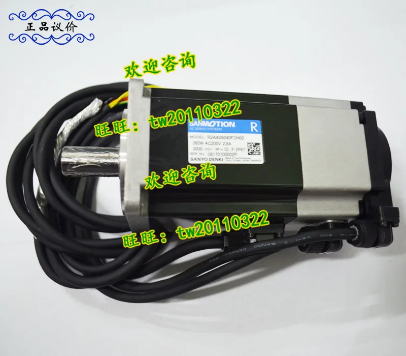 [Physical Photo] R2AA06040FCH00 Japan Sanyo Sanyo Servo Motor