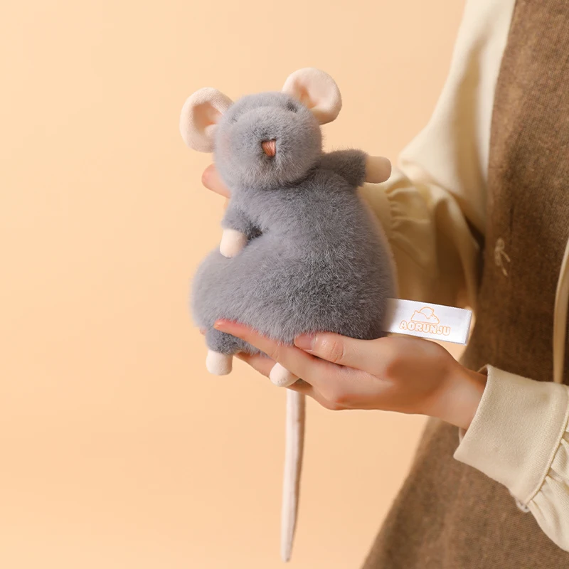 15/21CM Niedliche Fancy-Ratten-Plüschtiere Weiche Stofftier-Puppe Plüsch-Maus-Anhänger Schlüsselanhänger Lustige Geschenke – Detail 19