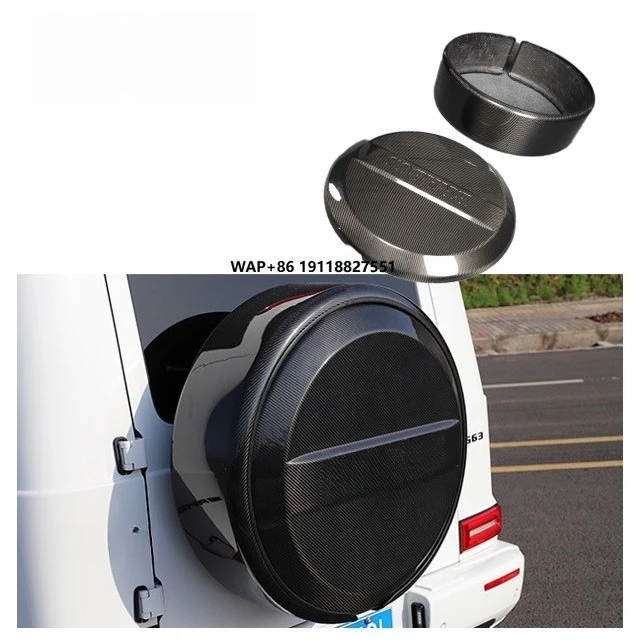 

For W464 G500 G63 Upgrade G800 Spare Wheel Hood Carbon Body Kit W464 Spare Tire Lid
