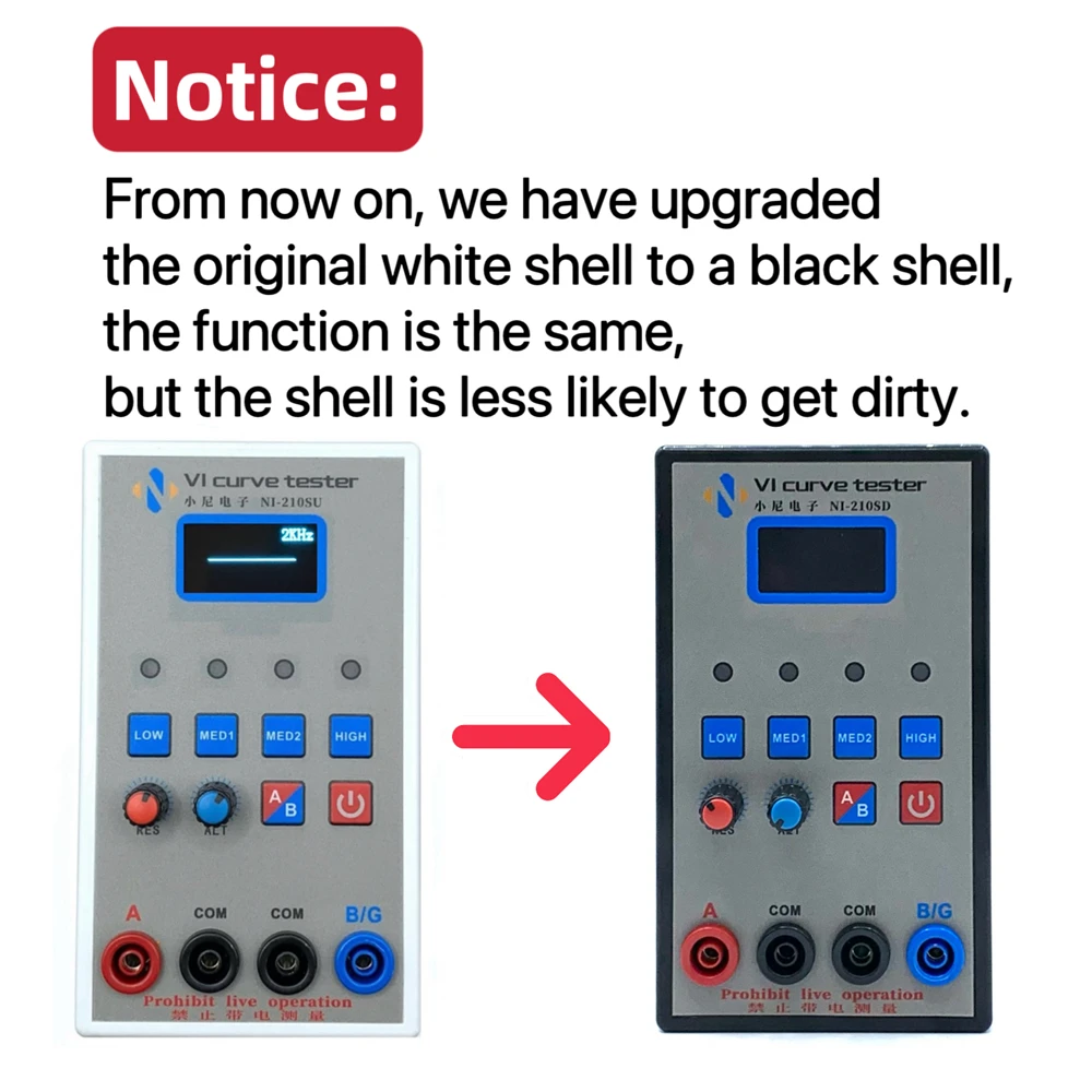 NI-210SU With Screen VI Curve Tester Dual Channel Simultaneous Display Automotive Diagnostic Inspection Tool Automotive Workshop