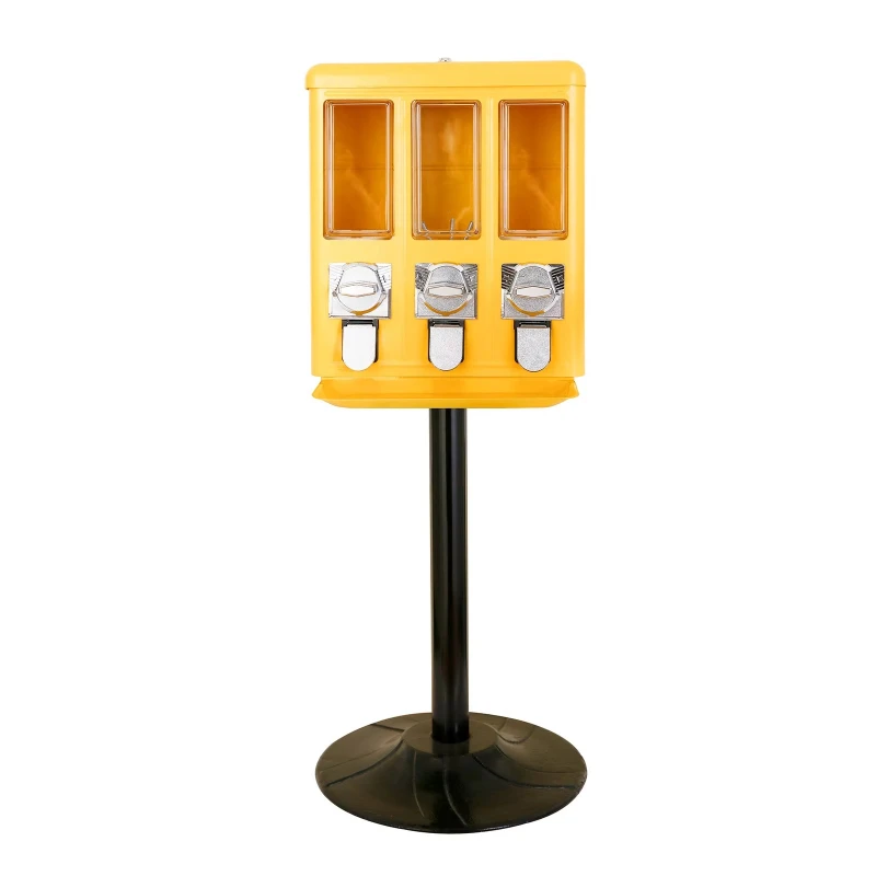 

Трехсекционный комбинированный торговый автомат для жевательной резинки