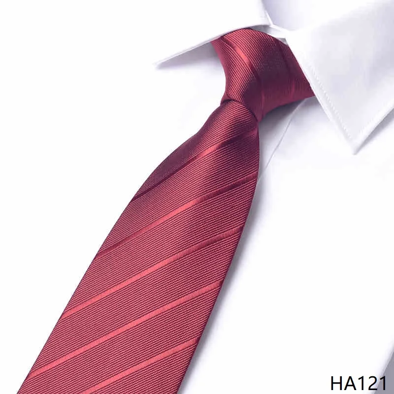 عالية الجودة النبيذ الأحمر غرامة العمودي شريط التعادل للرجال الملابس الرسمية قميص الأعمال اكسسوارات 8 سنتيمتر واسعة اليدوية معقود التعادل
