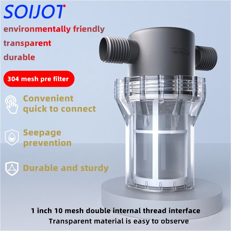 1/2 calowy filtr gwint zewnętrzny, 20 fajka wodna s, 304 filtr ze stali nierdzewnej, filtr wstępny, woda z kranu filtr rurowy fajka wodna,