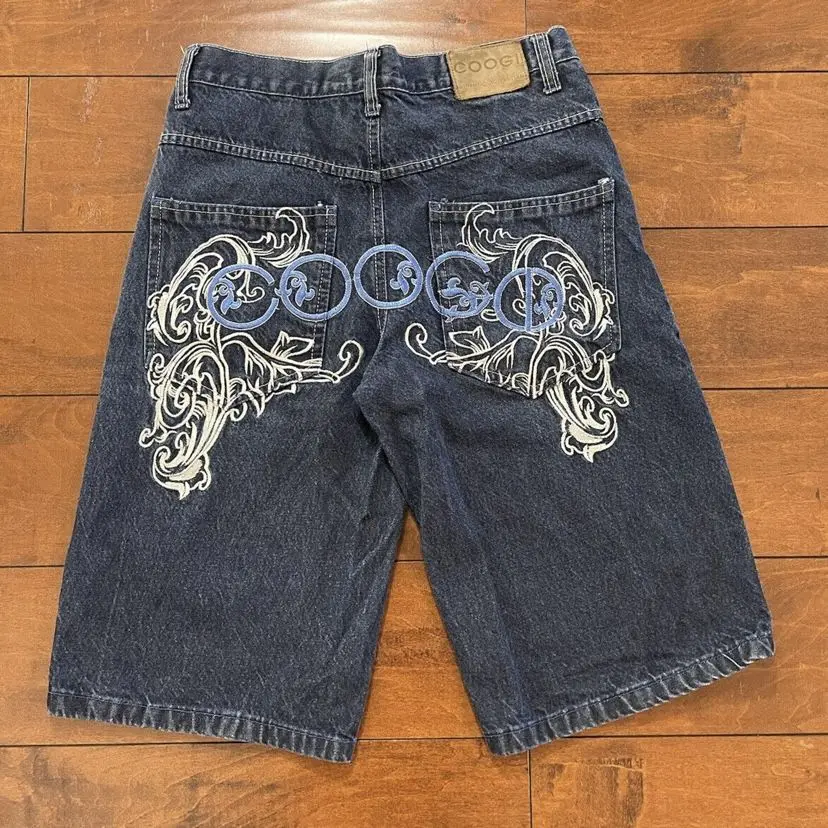 

Summer retro denim shorts sports casual shorts new couple wearing street 55 pants 2025 Europe and the United States