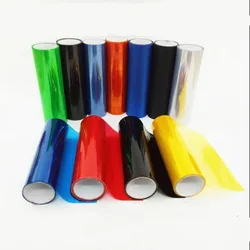 30x60cm Car Tint Fashion Headlight stoplight Taillight Fog Light Vinyl Smoke Film Sheet Sticker Cover Car Styling For 12 Colors