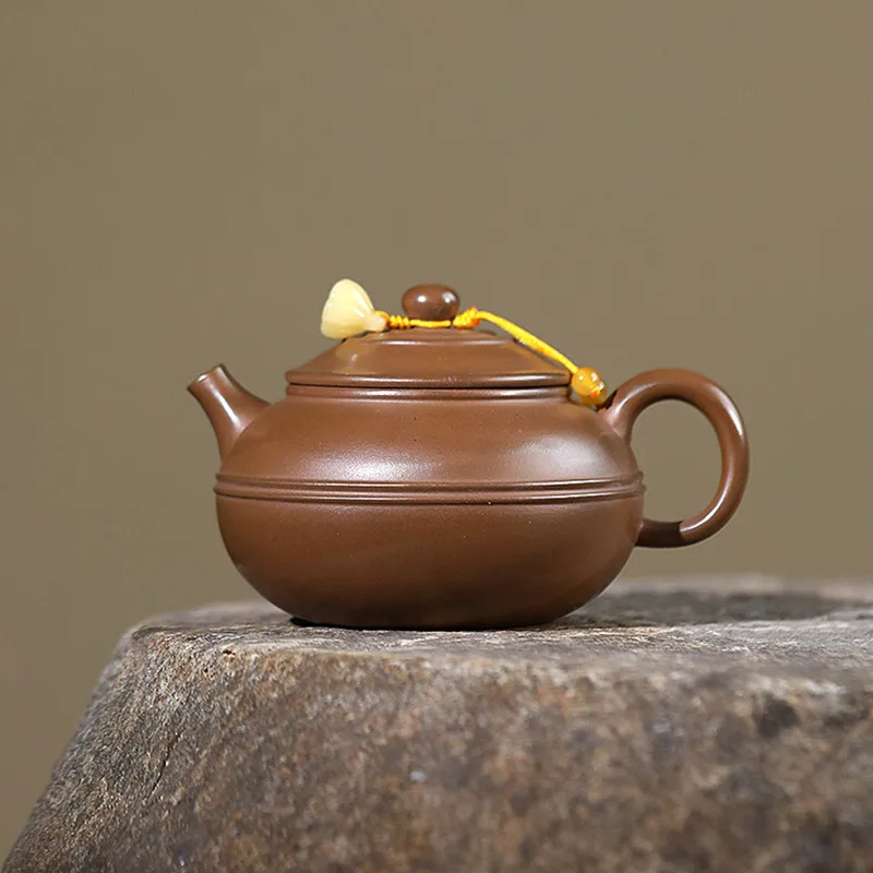 

Tradition Handmade Yixing Purple Clay Teapot Household Raw Ore Mud Tea Pot Beauty Tea Infuser Kettle Chinese Zisha Tea Set 180ml