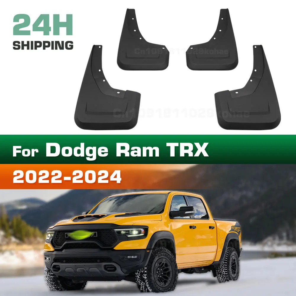 For Dodge Ram TRX 2022 2023 2024 Fender Mudflaps Splash Guards Mudguards Mud Flaps car Accessories