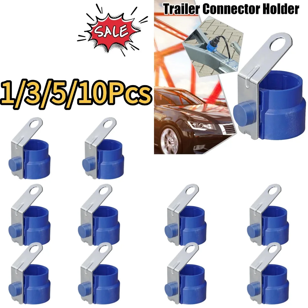 For 7 And 13 Pin Trailer Plugs Parking Cover Trailer Plug Holder ABS Accessory Bracket Fixed Trailer Connector Brackets 2026