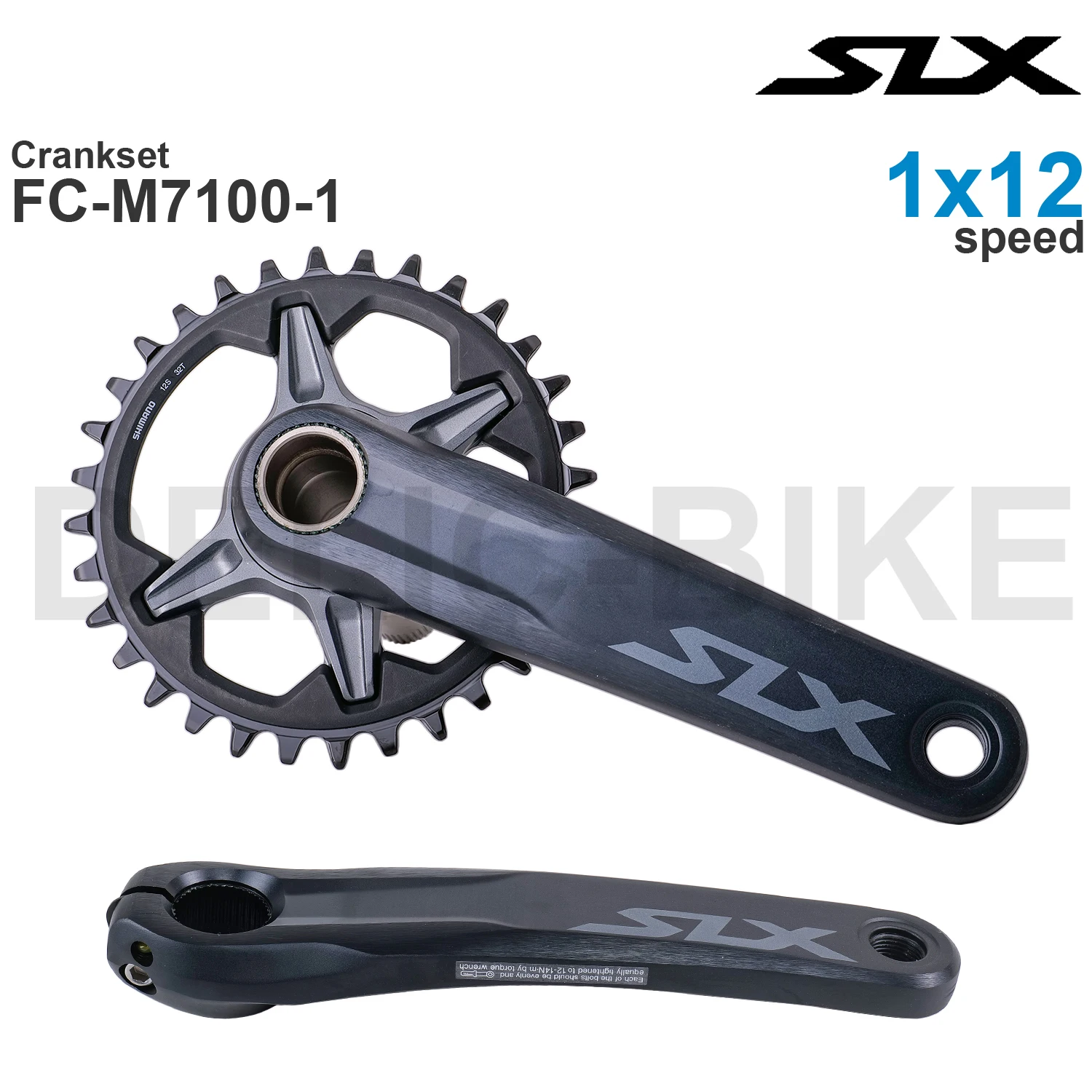 Shimano SLX M7100 1x 2x 12Speed Crankset  FC-M7100 1x12-speed 30T 32T 34T Original parts